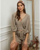 Top en Lin & Coton Elvina taupe