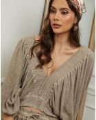 Top en Lin & Coton Elvina taupe