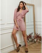 Bermuda en Lin & Coton Ezer rose