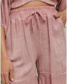 Bermuda en Lin & Coton Ezer rose