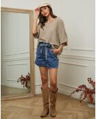 Top en Lin & Coton Folies taupe