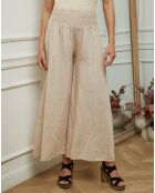 Pantalon en Lin & Coton Fuga beige