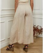 Pantalon en Lin & Coton Fuga beige
