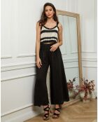 Pantalon en Lin & Coton Fuga noir