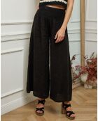 Pantalon en Lin & Coton Fuga noir