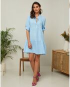 Robe 100% Lin Gabin ciel