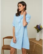 Robe 100% Lin Gabin ciel