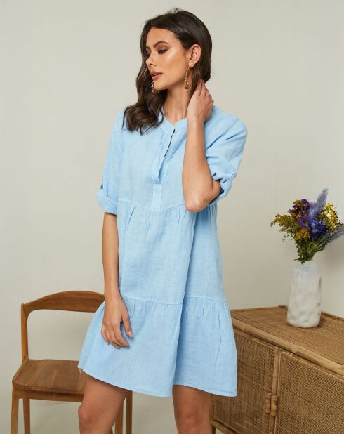 Robe 100% Lin Gabin ciel