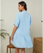 Robe 100% Lin Gabin ciel