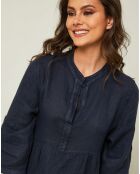 Robe 100% Lin Gabin marine