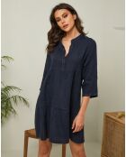 Robe 100% Lin Gabin marine