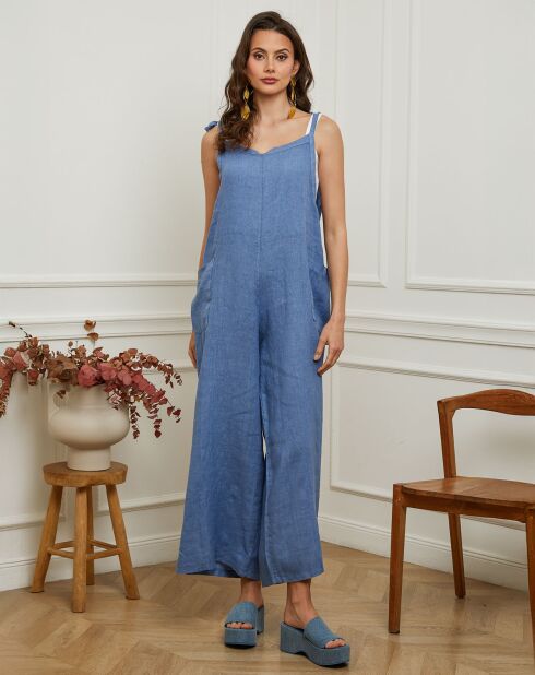 Combinaison 100% Lin Gadjy indigo