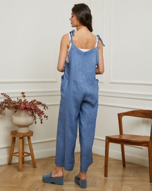 Combinaison 100% Lin Gadjy indigo