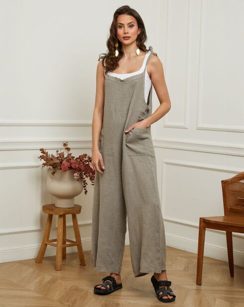 Combinaison 100% Lin Gadjy taupe
