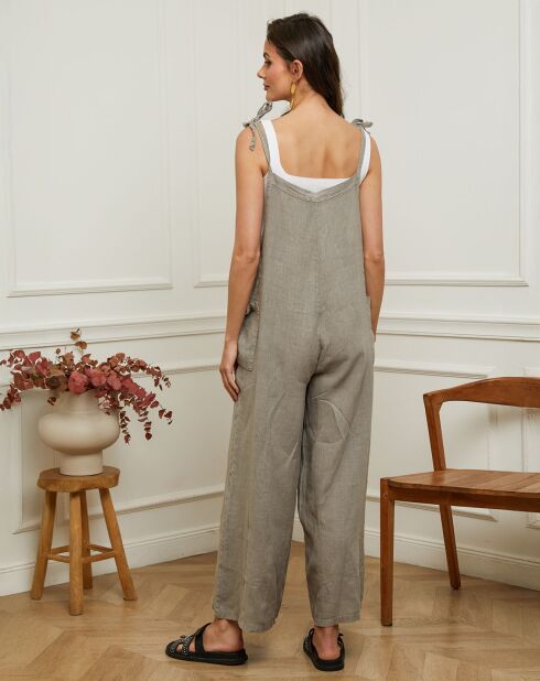 Combinaison 100% Lin Gadjy taupe