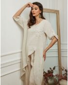 Tunique 100% Lin Galopine beige