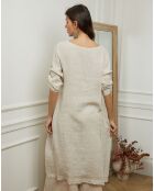 Tunique 100% Lin Galopine beige