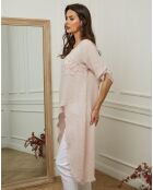 Tunique 100% Lin Galopine rose