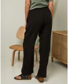 Pantalon 100% Lin Garancel noir