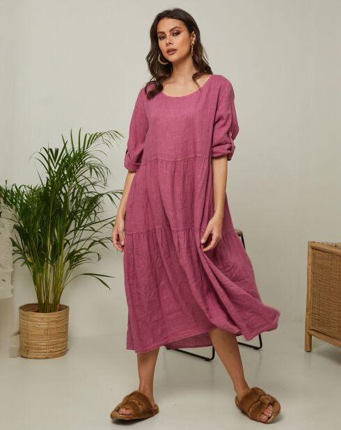 Robe Lantana vieux rose