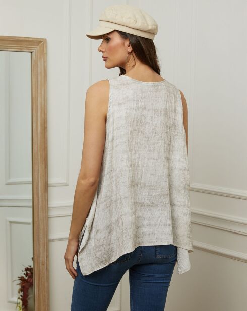 Top 100% Lin Mylene beige
