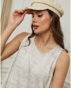 Top 100% Lin Mylene beige