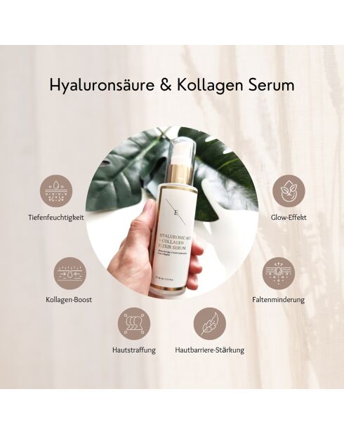Serum met hyaluronzuur en collageen - 60 ml