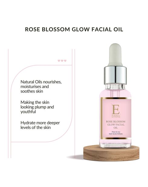 Huile Visage Éclat Fleur de Rose - 30 ml