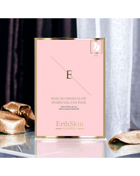 Rose Blossom Glow Hydrogel ooglapjes - 5 paar