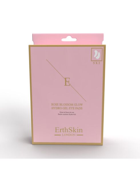 Rose Blossom Glow Hydrogel ooglapjes - 5 paar