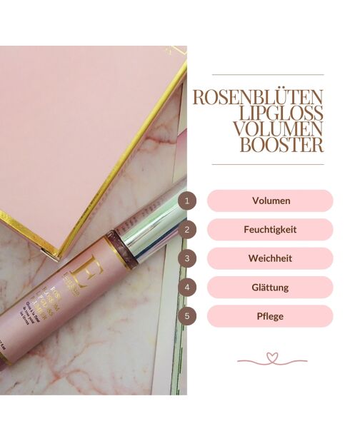 Rose Blossom Plumping Lipgloss - 8 ml