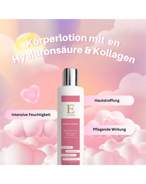 Lotion corporelle à l'acide hyaluronique et au collagène 2- 50 ml