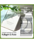 Doppelte Kollagen- und Rosenhydrogel-Augenklappen — 5 Paar