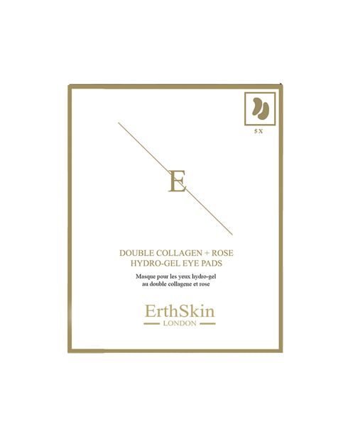 Doppelte Kollagen- und Rosenhydrogel-Augenklappen — 5 Paar