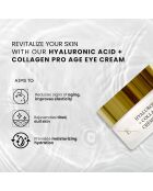 Pro Age Augenkonturcreme mit Hyaluronsäure und Kollagen, 30 ml