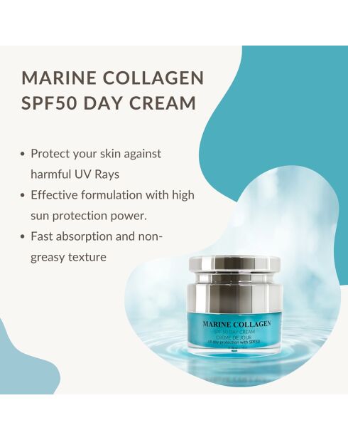SPF50 Marine Collagen Dagcrème - 50 ml