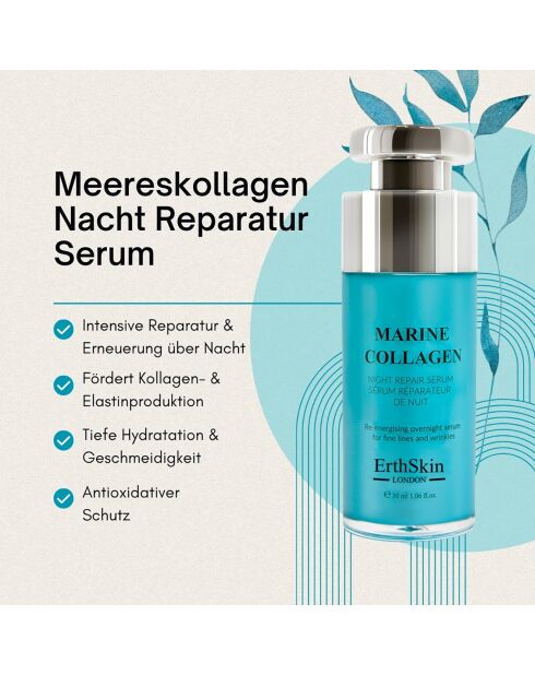 Regenerierendes Nachtserum mit Meereskollagen, 30 ml