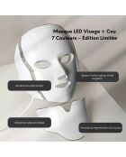 Masque LED visage et cou 7 couleurs Édition limitée