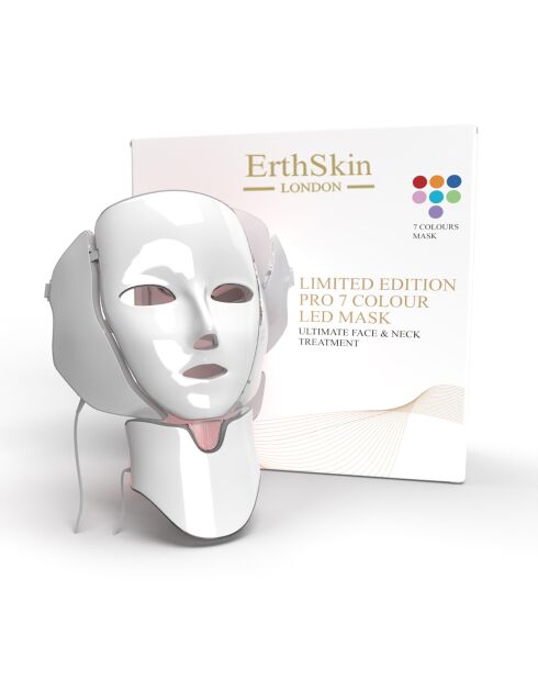 Masque LED visage et cou 7 couleurs Édition limitée
