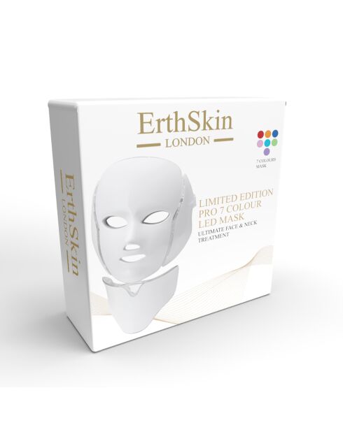 Masque LED visage et cou 7 couleurs Édition limitée