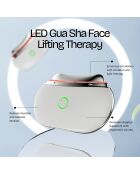 Wit Gua Sha LED-apparaat voor facelifttherapie