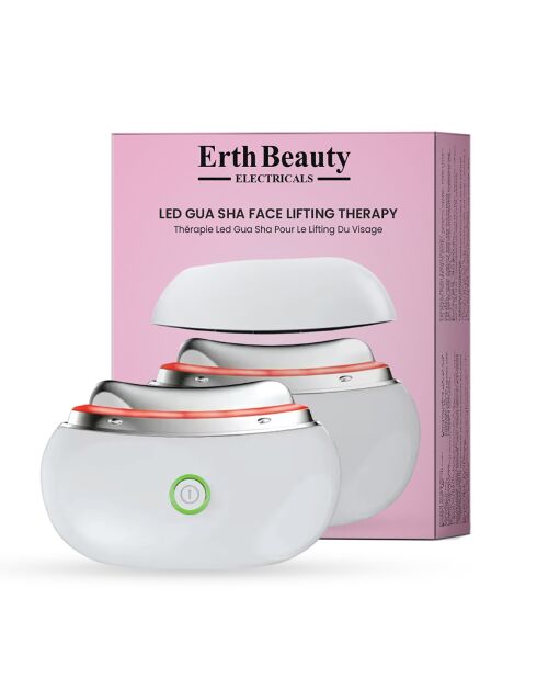 Wit Gua Sha LED-apparaat voor facelifttherapie