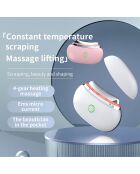 Wit Gua Sha LED-apparaat voor facelifttherapie