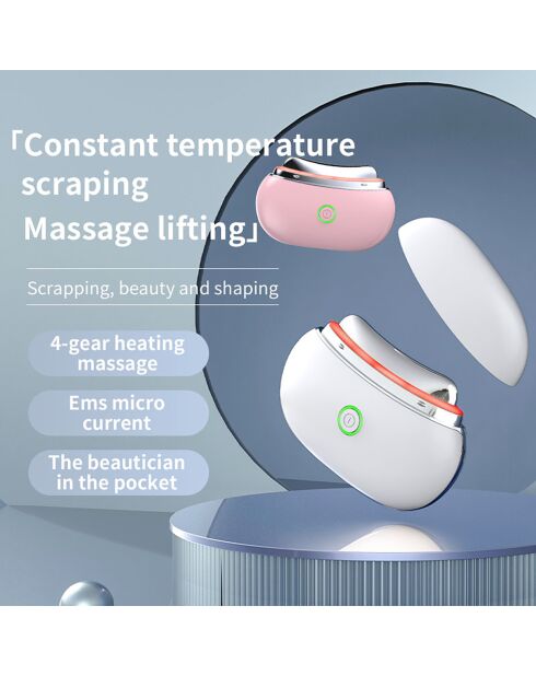 Wit Gua Sha LED-apparaat voor facelifttherapie