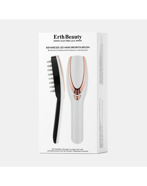 Witte geavanceerde LED-borstel voor haargroei