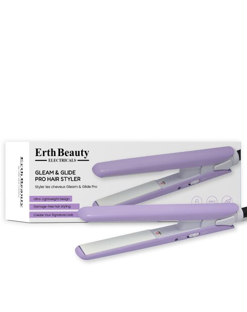 Pro Gleam & Glide paarse stijltang
