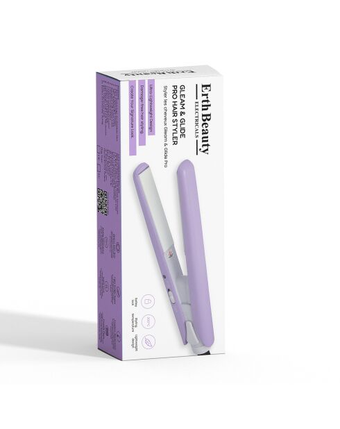 Pro Gleam & Glide paarse stijltang