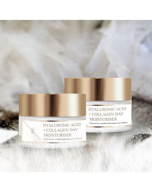 2 cremas de día con ácido hialurónico y colágeno