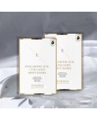 2 confezioni di maschere a base di acido ialuronico e collagene - 6 fogli