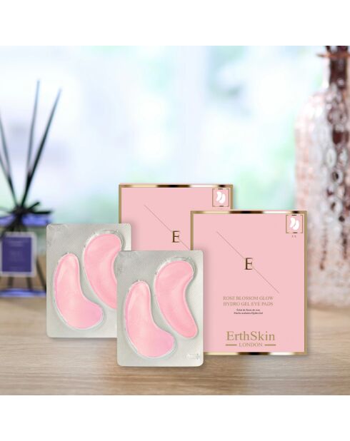 Rose Blossom Glow Hydro-Gel ooglapjes - 10 paar